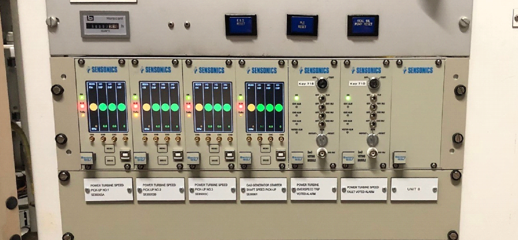 Sensonics systems used to help optimise gas flows and pressure.