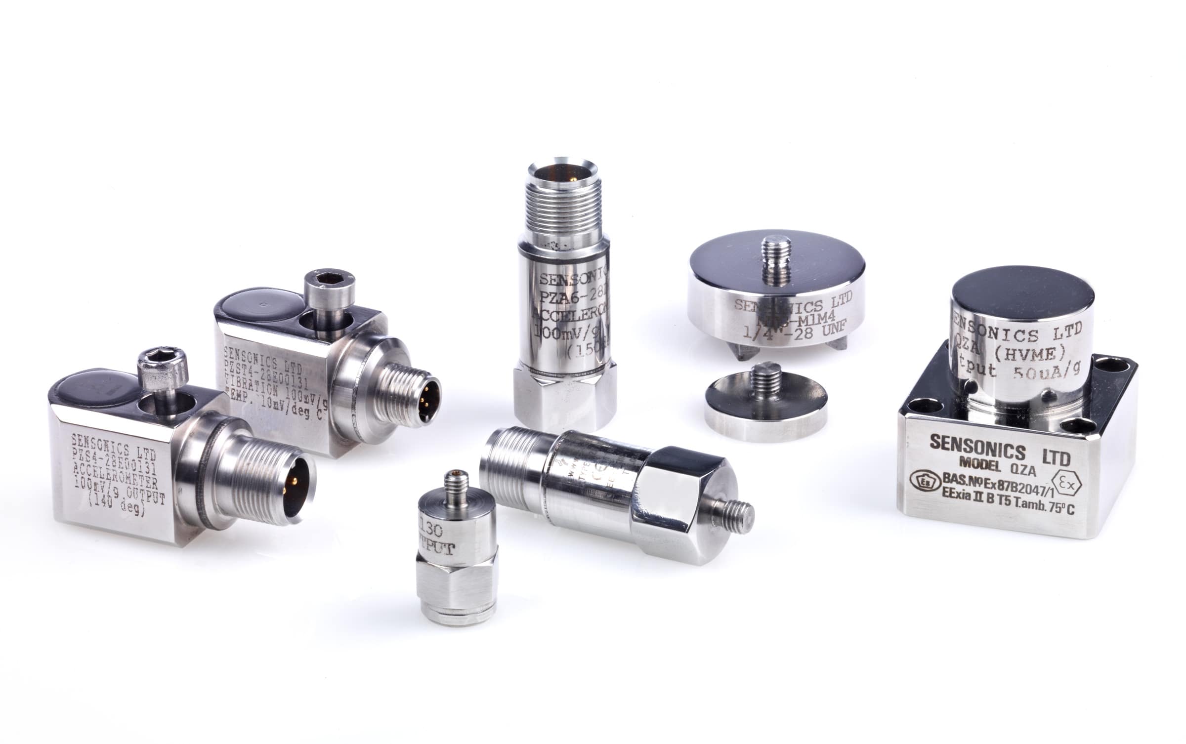 piezoelectric accelerometers being used by Original Equipment Manufacturers 